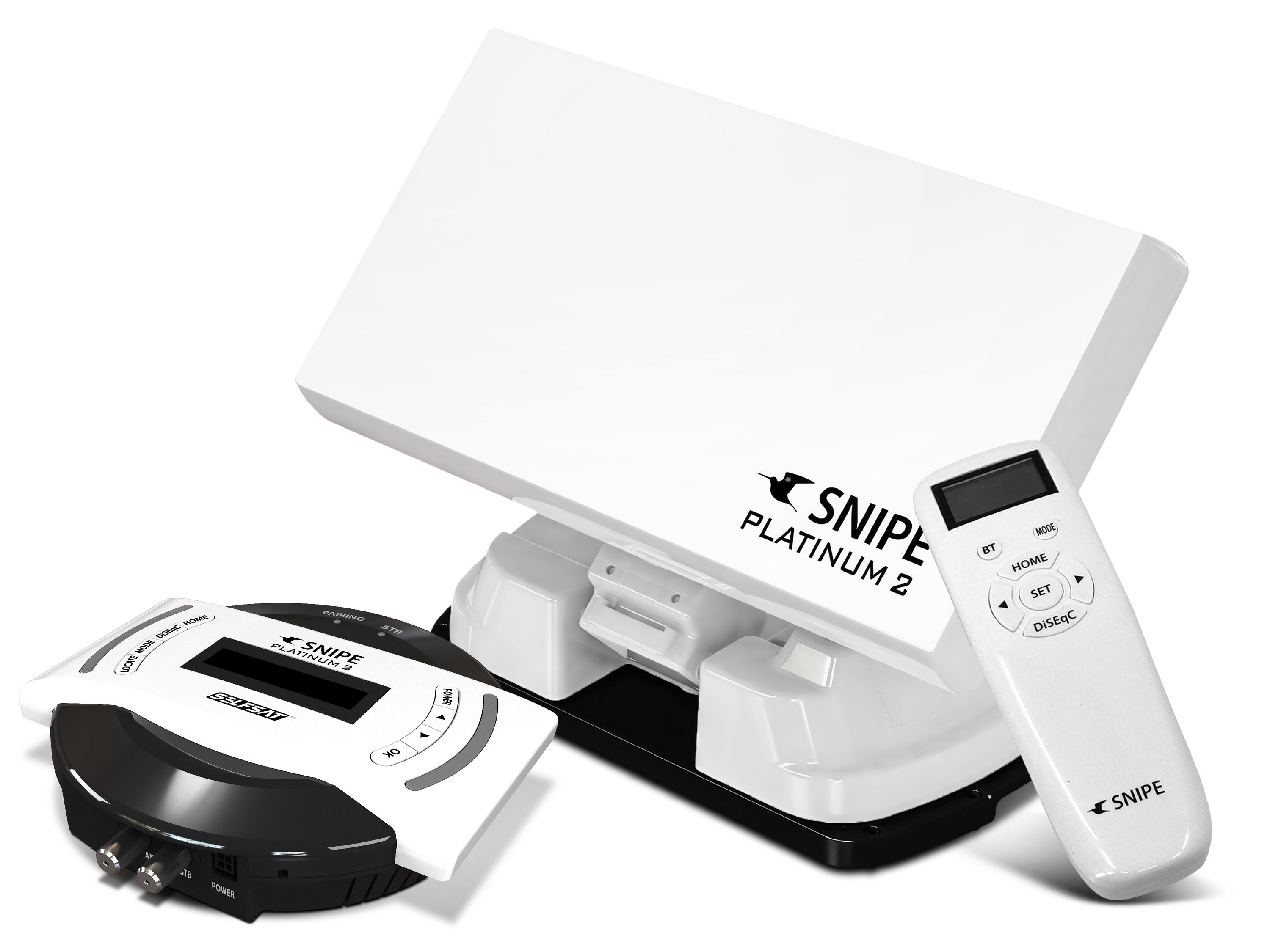 Selfsat SNIPE Platinum 2 - Single - Mit BT Fernbedienung und iOS / Android Steuerung sowie GPS-Modul Selfsat SNIPE Platinum 2 - Single - Mit BT Fernbedienung und iOS / Android Steuerung sowie GPS-Modul