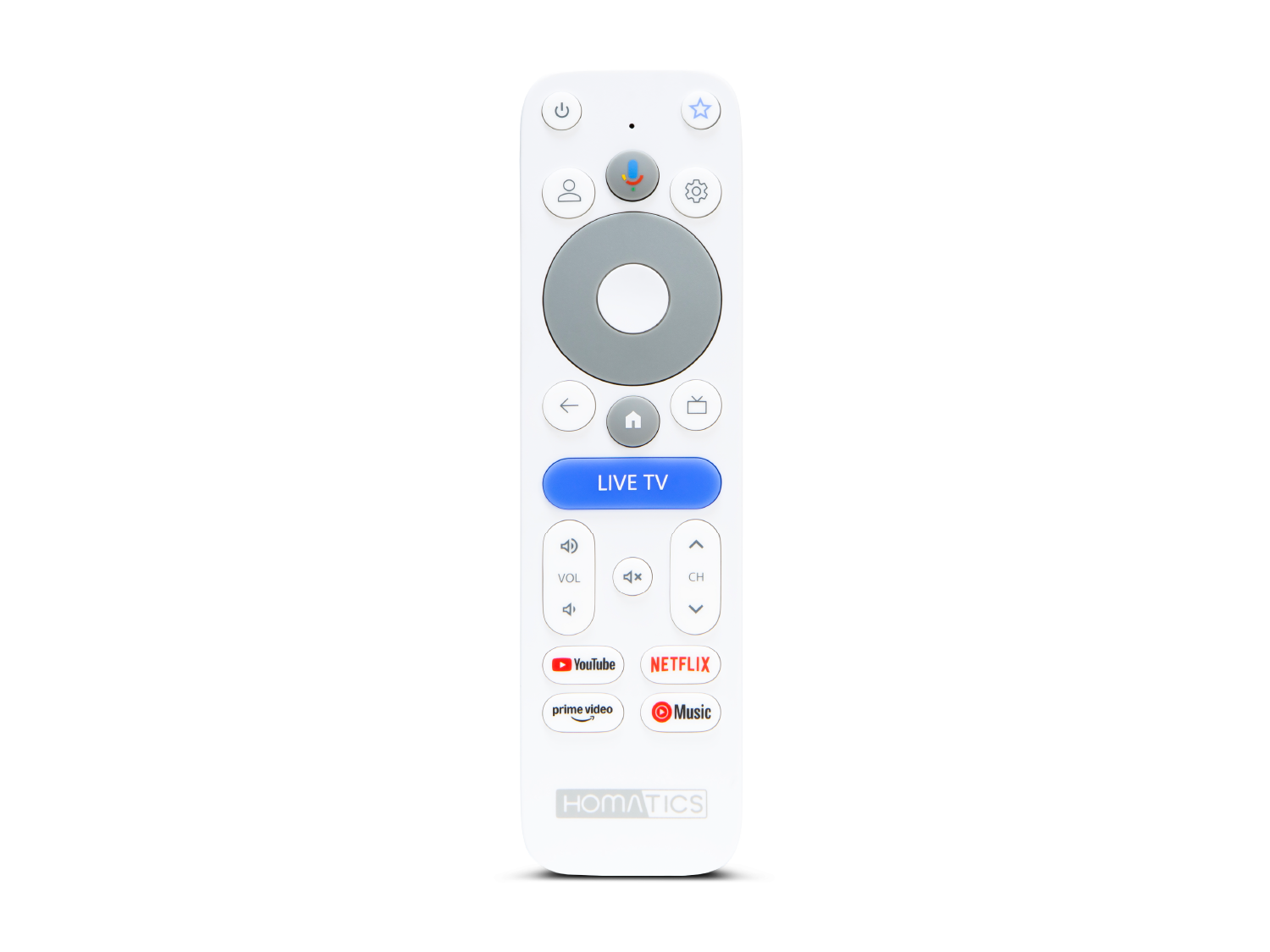 Homatics Box 4K V2 AI-SR Google TV Mediaplayer 4K UHD, HDR, 5GHzWiFi, Bluetooth, Sprachfernbedienung