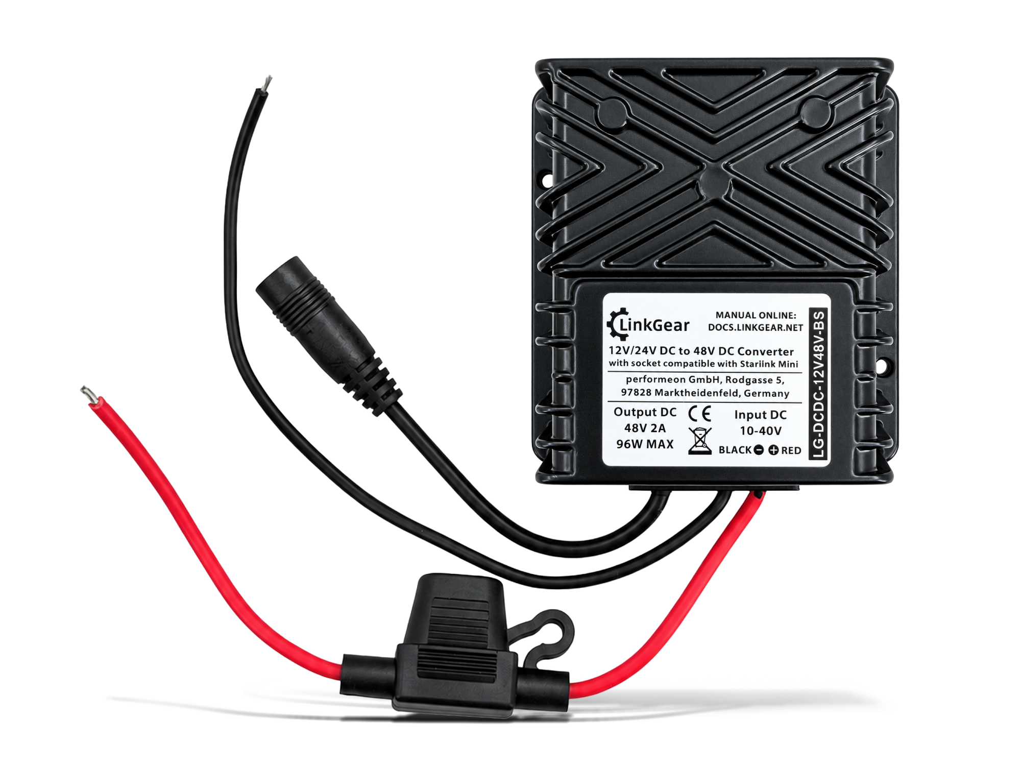 12V/24V auf 48V Konverter für STARLINK MINI