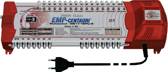 EMP ProfiLine Multischalter MS 17/16 PIU-6 V10 mit Netzteil EMP ProfiLine Multischalter MS 17/16 PIU-6 V10 mit Netzteil