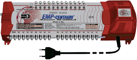 EMP ProfiLine Multischalter MS 13/20 PIU-6 mit Netzteil EMP ProfiLine Multischalter MS 13/20 PIU-6 mit Netzteil
