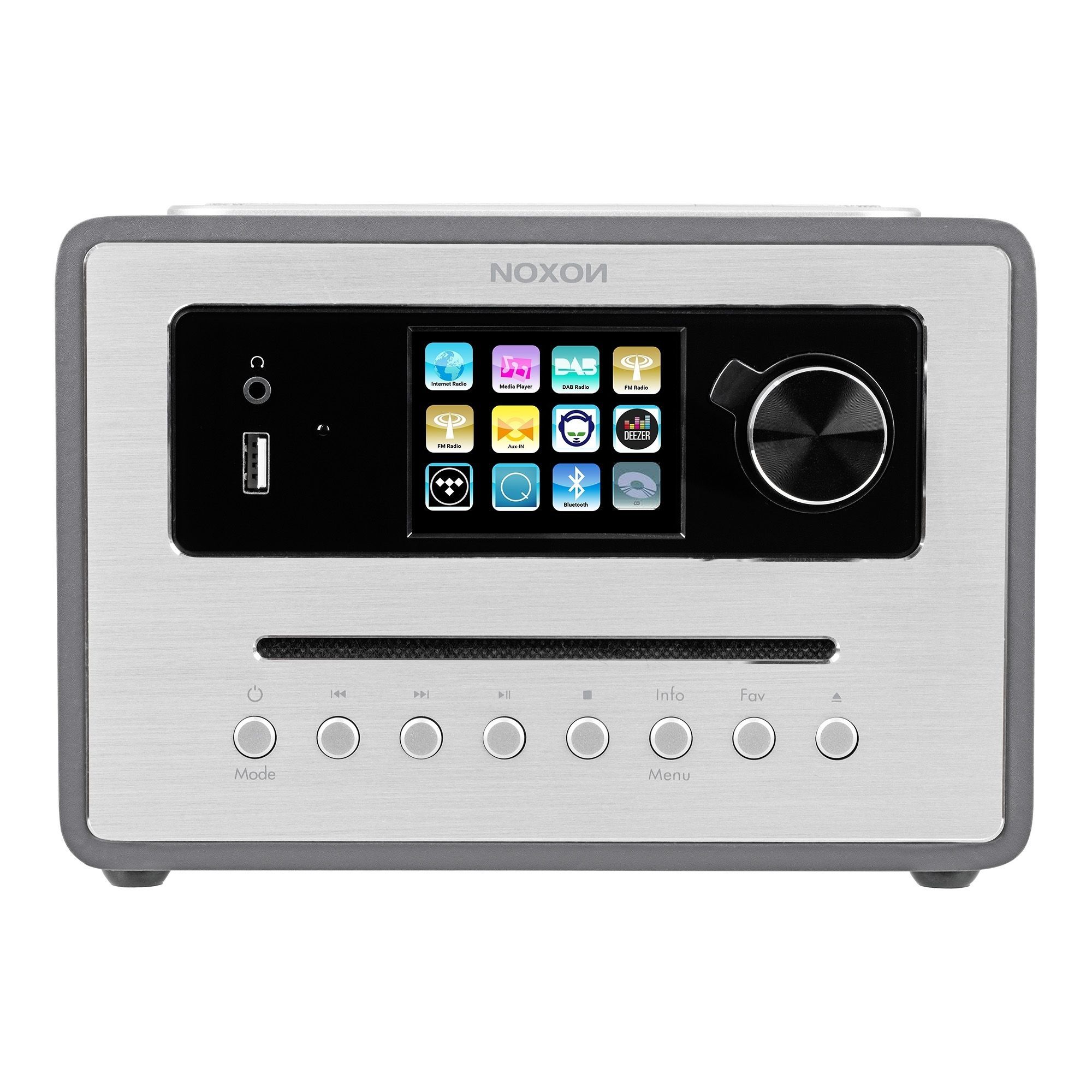 Noxon iRadio 500 CD Anthrazit - 360° Soundsystem DAB+ / UKW / Internetradio, Bluetooth Noxon iRadio 500 CD Anthrazit - 360° Soundsystem DAB+ / UKW / Internetradio, Bluetooth