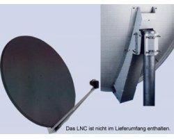 Gibertini 125 cm Aluminium Offsetantenne anthrazit Gibertini 125 cm Aluminium Offsetantenne anthrazit
