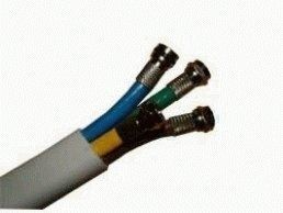 Koaxkabel Quattro 4x 6,8mm GG6U - 10m - Koaxkabel Quattro 4x 6,8mm GG6U - 10m -
