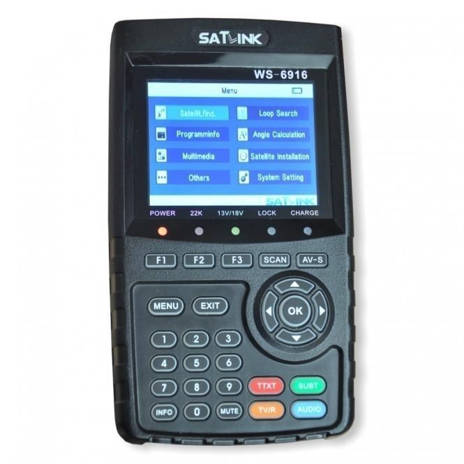 SATLINK WS 6916 HDTV Satfinder DVB-S / DVB-S2 SATLINK WS 6916 HDTV Satfinder DVB-S / DVB-S2