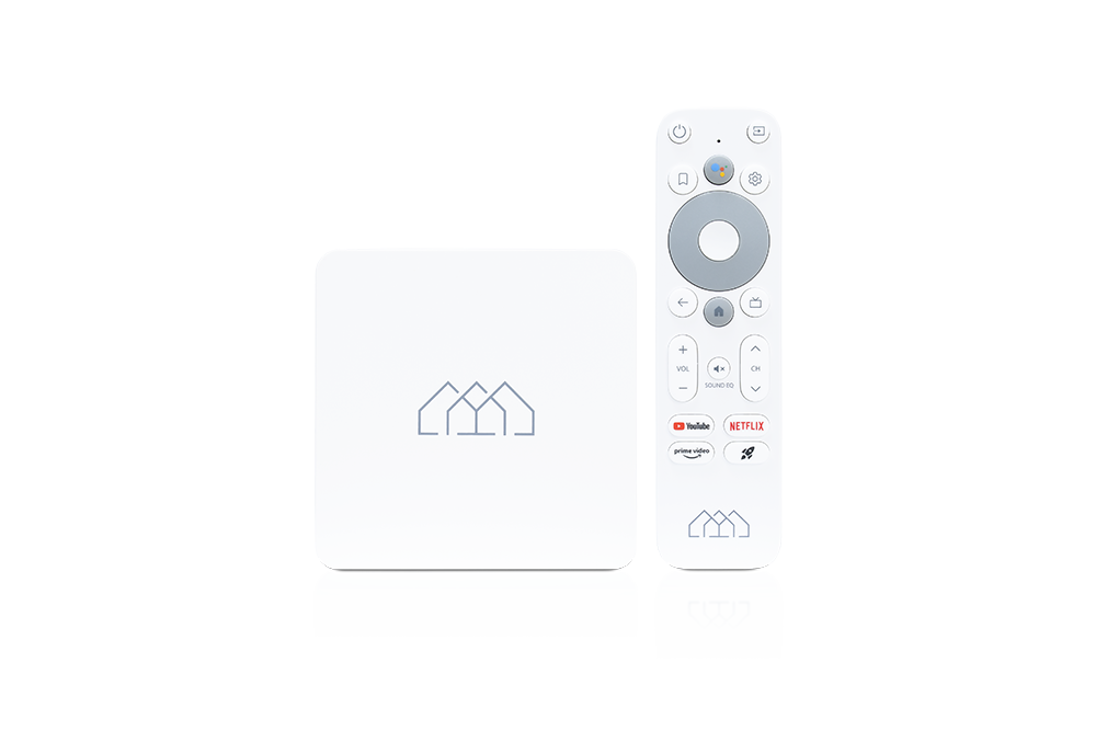Homatics Box R Lite Android TV Mediaplayer Weiß (4K UHD, 5GHz WiFi, Bluetooth, Sprachfernbedienung) Homatics Box R Lite Android TV Mediaplayer Weiß (4K UHD, 5GHz WiFi, Bluetooth, Sprachfernbedienung)