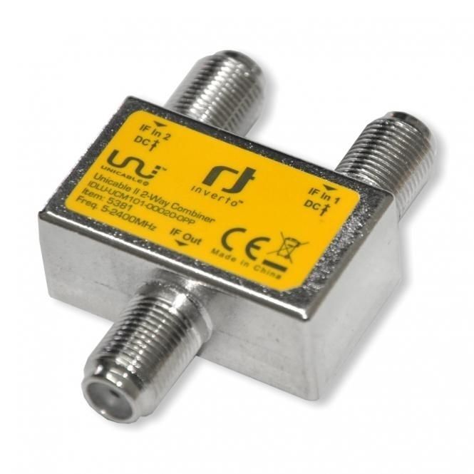 Inverto Unicable II 2-Wege Combiner, 5-2400MHz - IDLU-UCM1O1-OOO2O-OPP Inverto Unicable II 2-Wege Combiner, 5-2400MHz - IDLU-UCM1O1-OOO2O-OPP