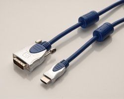 HIGH-END 1,5 m HDMI auf DVI-D Stecker 19 Pin HIGH-END 1,5 m HDMI auf DVI-D Stecker 19 Pin