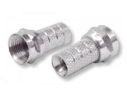 F-Stecker 5mm VE/100 Stück HQ F-Stecker 5mm VE/100 Stück HQ