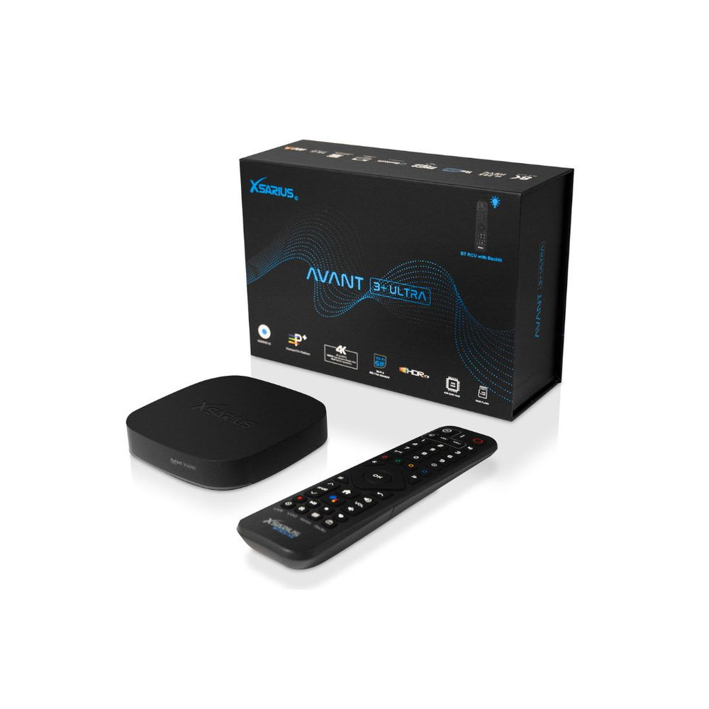 Xsarius Avant 3+ Ultra Black - 4K OTT Android Media Streamer Xsarius Avant 3+ Ultra Black - 4K OTT Android Media Streamer