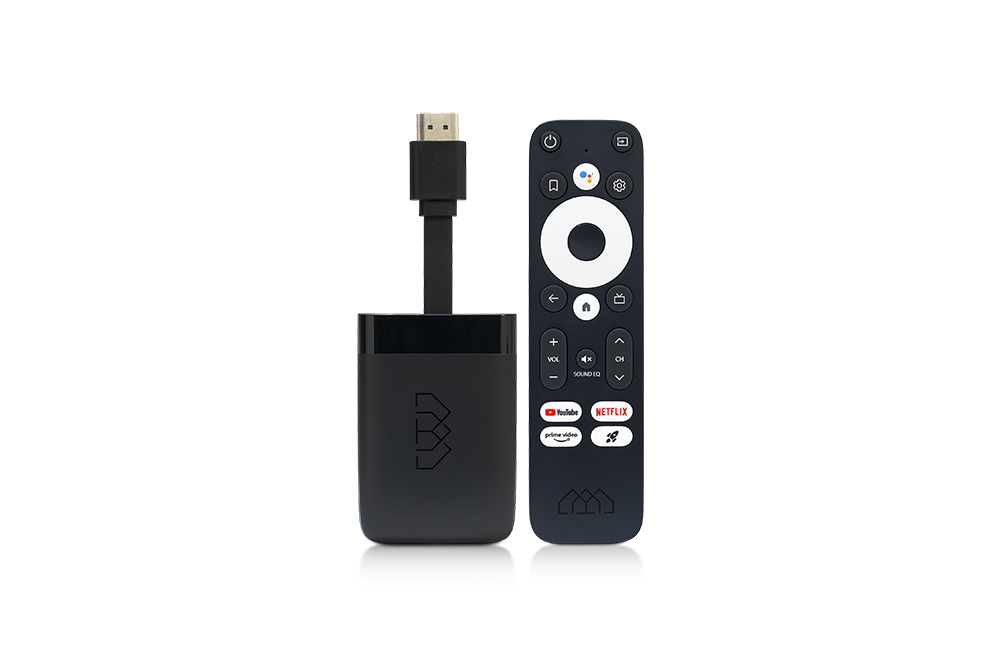 Homatics Dongle R Android TV Mediaplayer Stick Schwarz (4K, WiFi5, Dolby Audio, Sprachfernbedienung) Homatics Dongle R Android TV Mediaplayer Stick Schwarz (4K, WiFi5, Dolby Audio, Sprachfernbedienung)