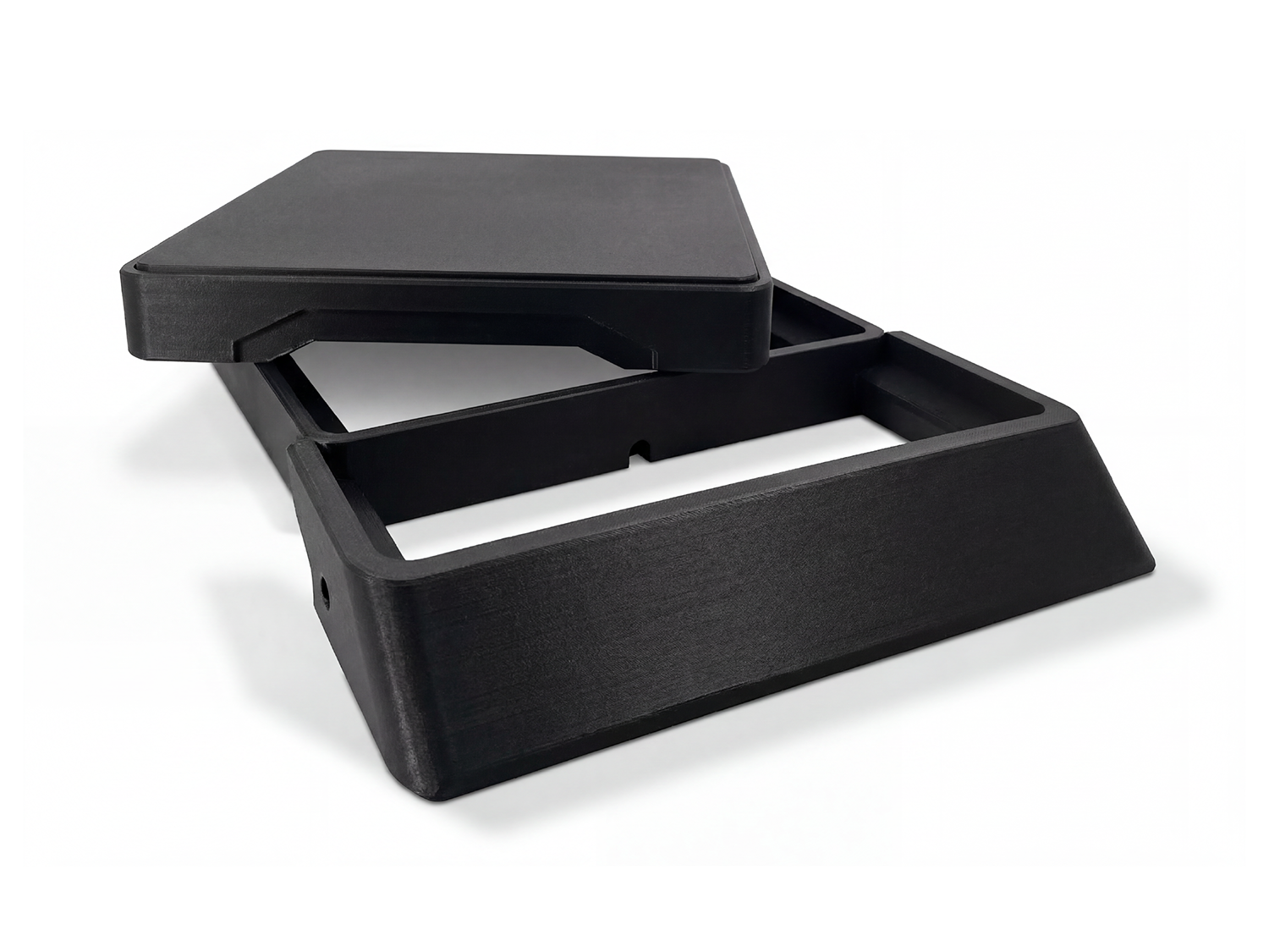 Flat Mount closed ASA schwarz für STARLINK MINI