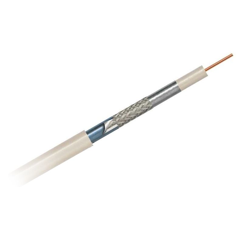 Premium Class A++ Koaxialkabel TRB120+ Vollkupfer 3-fach geschirmt 100m Einwegspule Premium Class A++ Koaxialkabel TRB120+ Vollkupfer 3-fach geschirmt 100m Einwegspule