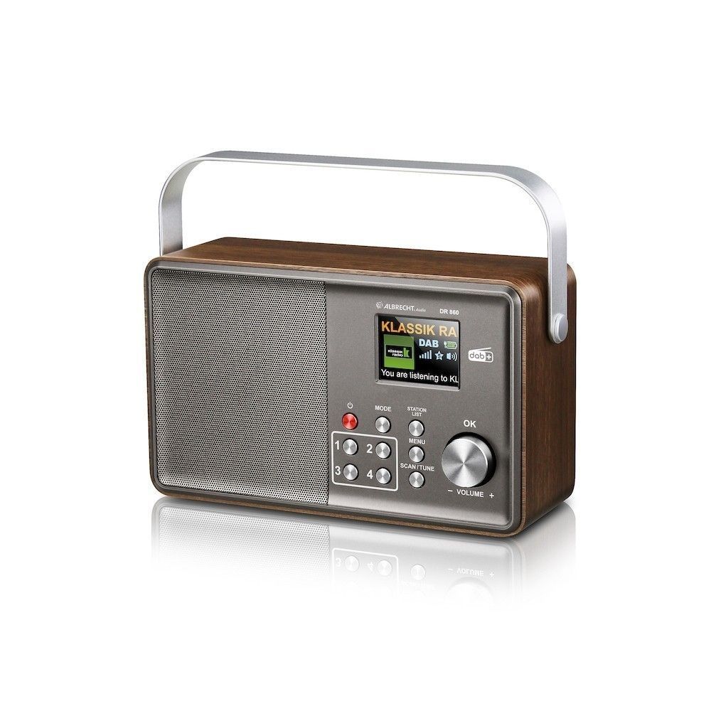 Albrecht DR860 Senior Digitalradio DAB+/UKW Akku- oder Netzbetrieb mit Farbdisplay Albrecht DR860 Senior Digitalradio DAB+/UKW Akku- oder Netzbetrieb mit Farbdisplay