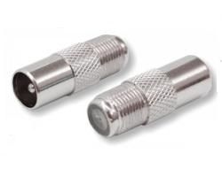 Adapter F-Buchse-IEC-Stecker Adapter F-Buchse-IEC-Stecker