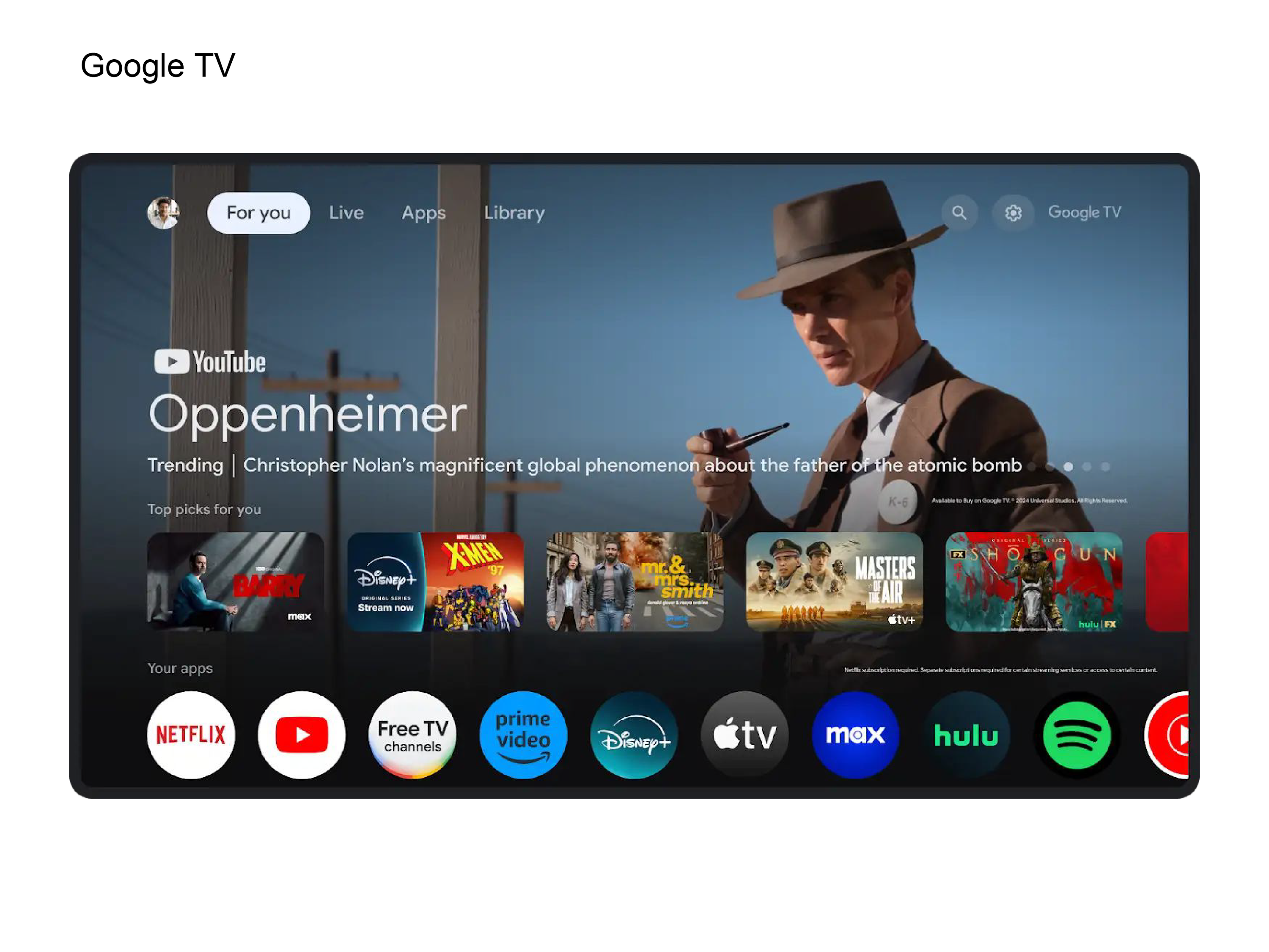 Homatics Box 4K V2 AI-SR Google TV Mediaplayer 4K UHD, HDR, 5GHzWiFi, Bluetooth, Sprachfernbedienung