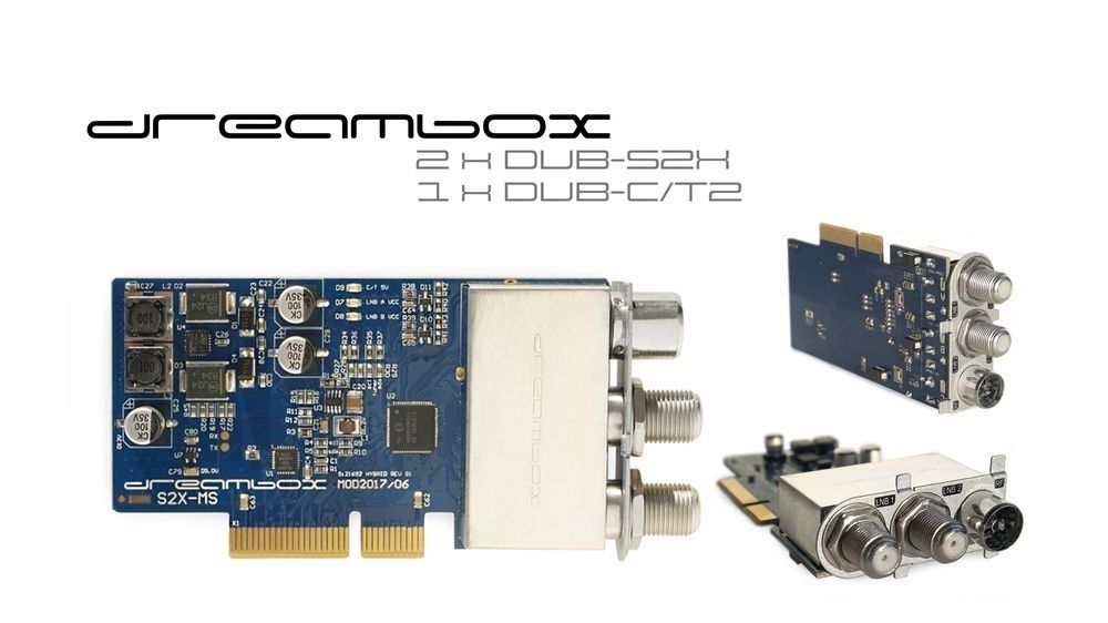 Dreambox Triple 2x DVB-S2 / 1x DVB-C/T2 MultiStream Tuner Dreambox Triple 2x DVB-S2 / 1x DVB-C/T2 MultiStream Tuner