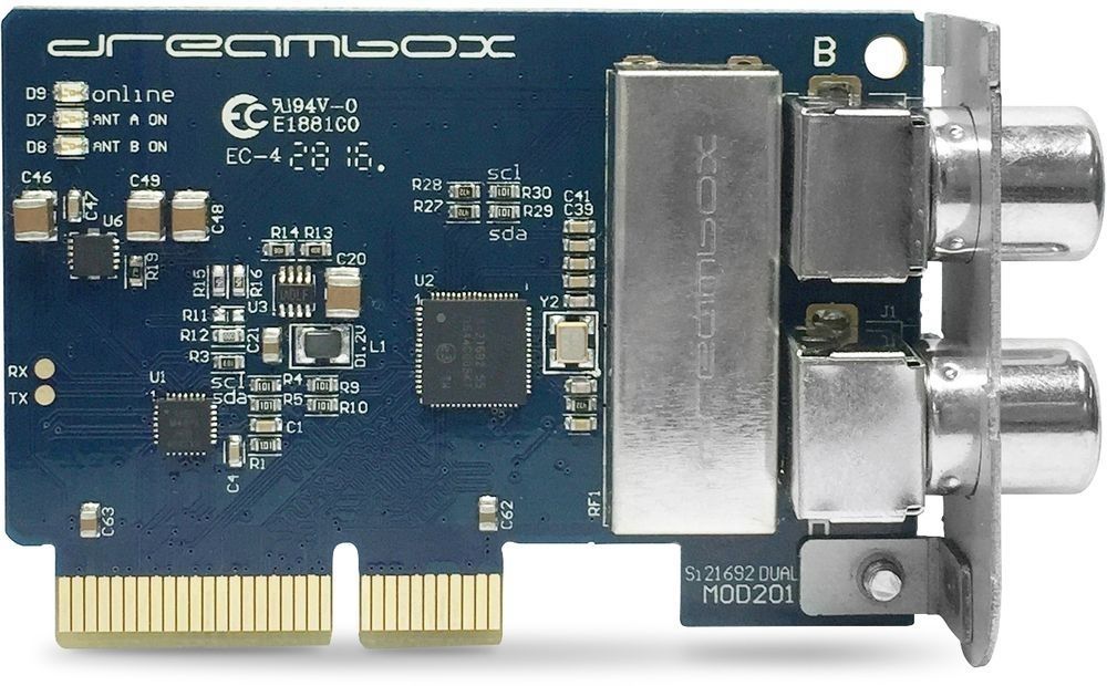 Dreambox Dual DVB-C/T2 Twin Tuner Dreambox Dual DVB-C/T2 Twin Tuner