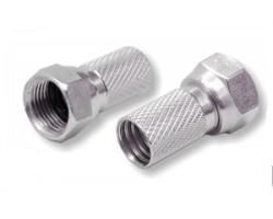 F-Stecker 7mm VE/100 Stück mit Dichtung HQ F-Stecker 7mm VE/100 Stück mit Dichtung HQ