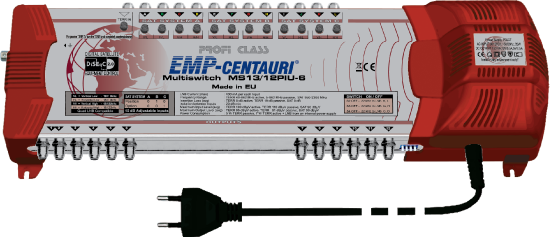 EMP ProfiLine Multischalter MS 13/12 PIU-6 V10 mit Netzteil EMP ProfiLine Multischalter MS 13/12 PIU-6 V10 mit Netzteil