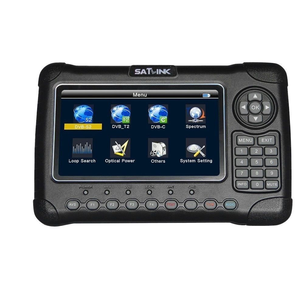 Satlink WS-6980 Digital DVB-S/S2 DVB-T2 /C TV Satfinder Messgerät Combo Spektrum Satlink WS-6980 Digital DVB-S/S2 DVB-T2 /C TV Satfinder Messgerät Combo Spektrum
