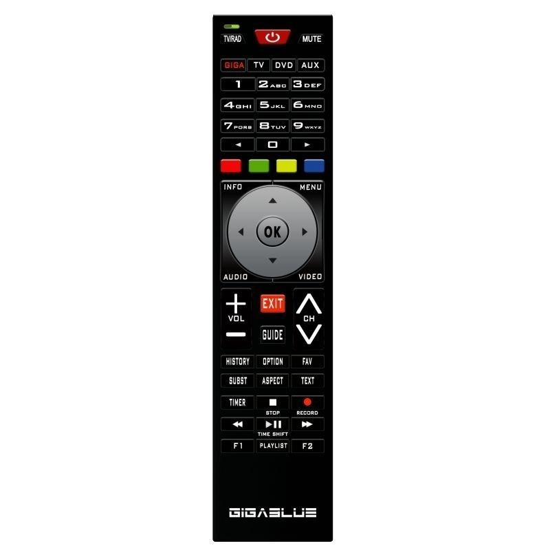 Fernbedienung V2 für GigaBlue HD Ultra, SE, UE, Quad Plus, X1, X2, 4K UHD, UE 4K Fernbedienung V2 für GigaBlue HD Ultra, SE, UE, Quad Plus, X1, X2, 4K UHD, UE 4K
