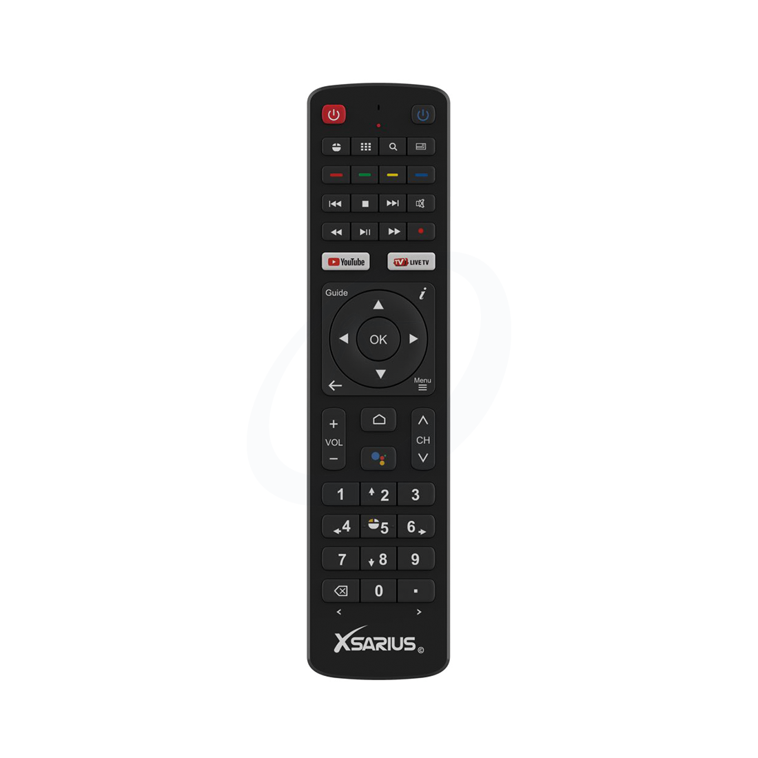 Xsarius IR- und Bluetooth-Fernbedienung für Q8 und Aimax Xsarius IR- und Bluetooth-Fernbedienung für Q8 und Aimax