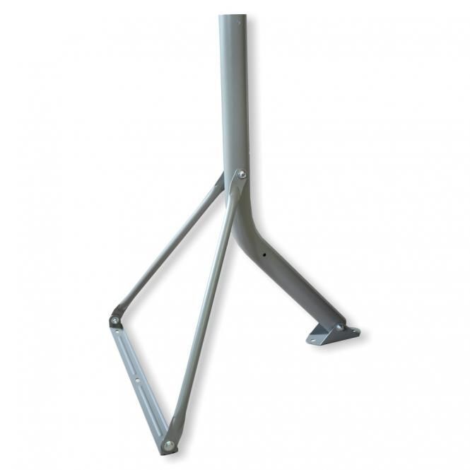 Wandhalter / Standfuß Stahl I-F1 T55 antrazit Wandhalter / Standfuß Stahl I-F1 T55 antrazit