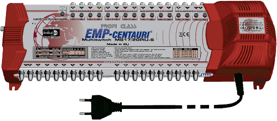 EMP ProfiLine Multischalter MS17/20 PIU-6 V10 mit Netzteil EMP ProfiLine Multischalter MS17/20 PIU-6 V10 mit Netzteil