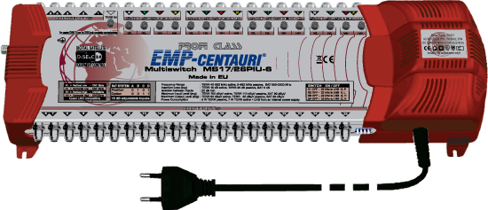 EMP ProfiLine Multischalter MS17/26 PIU-6 V10 mit Netzteil EMP ProfiLine Multischalter MS17/26 PIU-6 V10 mit Netzteil