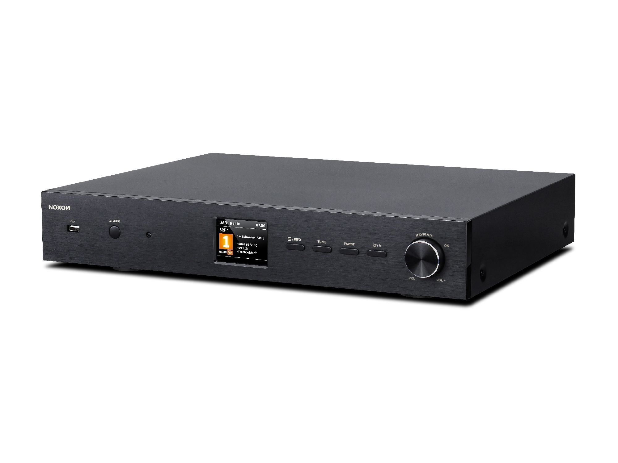 Noxon A 561 schwarz, Internetradio, DAB+, UKW Tuner, Bluetooth, USB, WLAN Noxon A 561 schwarz, Internetradio, DAB+, UKW Tuner, Bluetooth, USB, WLAN
