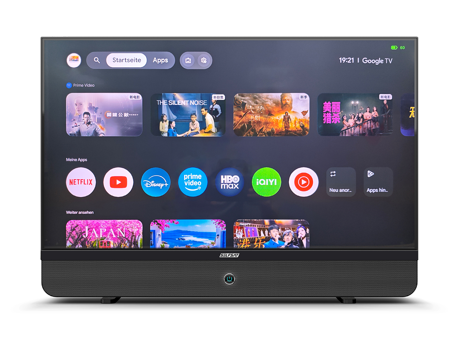 SELFSAT STREAMING DISPLAY MSD 27 schwarz