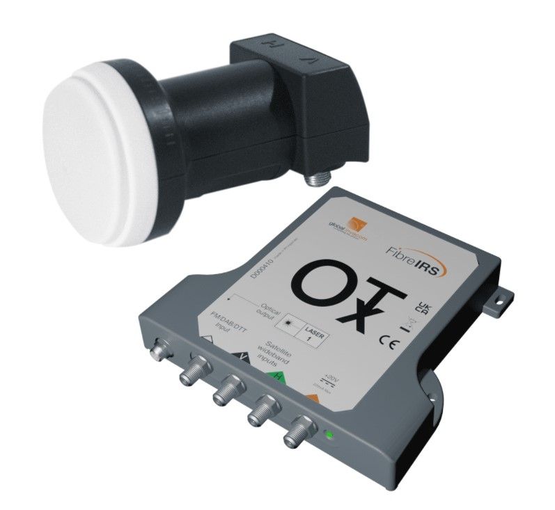 Invacom OTX KIT 1310 - der Ersatz für optische LNB - für bis zu 32 LWL-Anschlüsse, inkl. WB LNB Invacom OTX KIT 1310 - der Ersatz für optische LNB - für bis zu 32 LWL-Anschlüsse, inkl. WB LNB