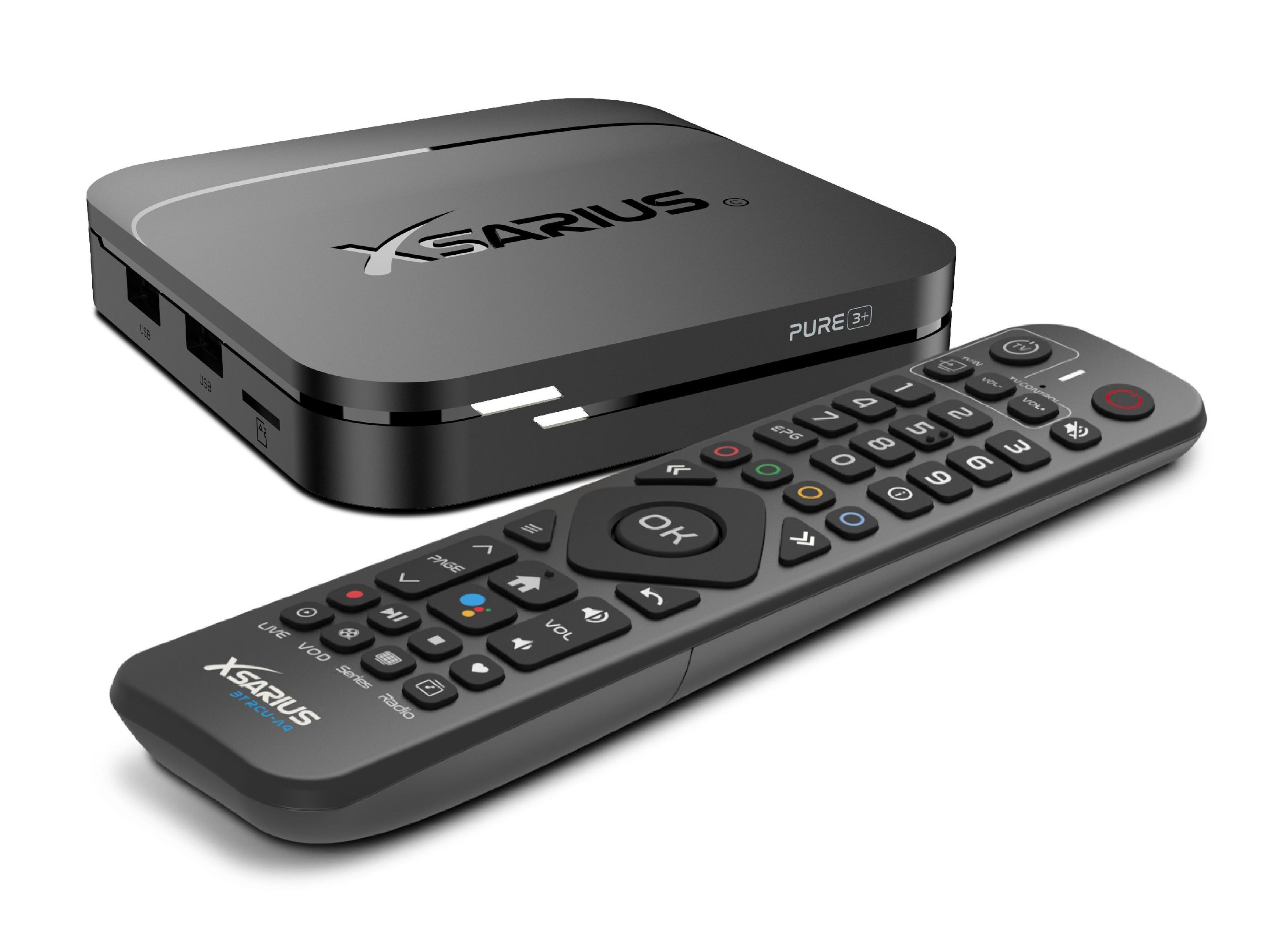 Xsarius PURE 3+ 4K Android 11 OTT 4K UHD IPTV Player H.265 HEVC Wlan Xsarius PURE 3+ 4K Android 11 OTT 4K UHD IPTV Player H.265 HEVC Wlan